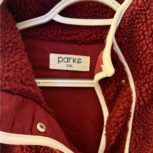 Parke Women's Red Sherpa Sweater